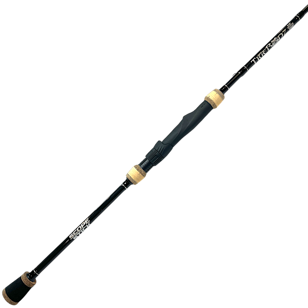 TigeRodz Scope Stick 6'10" Medium Extra Fast Spinning Rod - 44 Outdoors, LLC