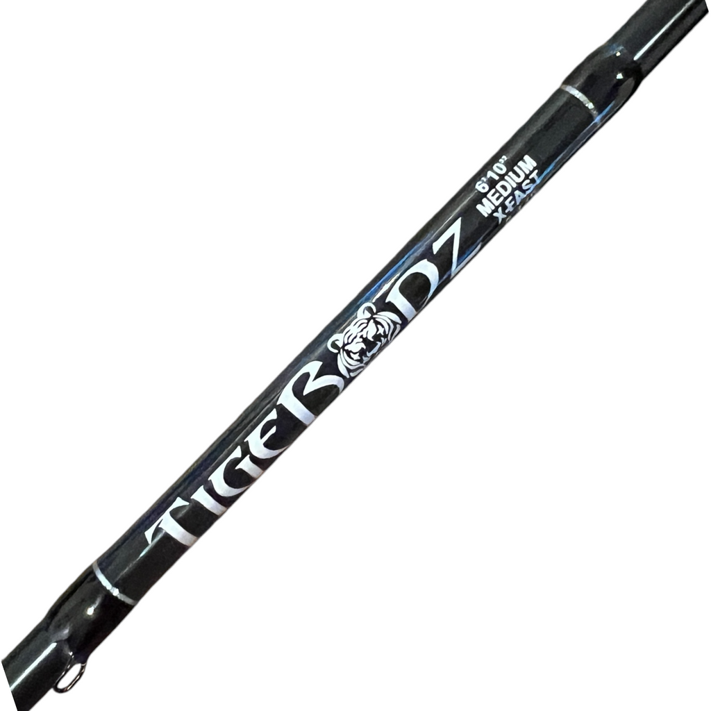 TigeRodz Scope Stick 6'10" Medium Extra Fast Spinning Rod - 44 Outdoors, LLC